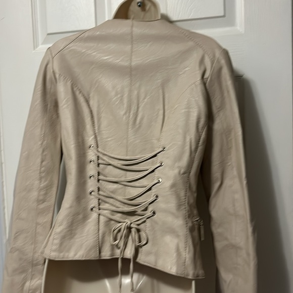 Betsey Johnson Vegan Leather Moto jacket - Picture 5 of 10